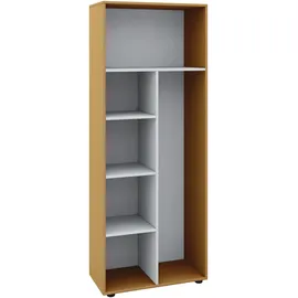 VCM Holz Besenschrank 70 x 40 x 178 cm Braun
