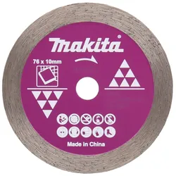 Makita Diamanttrennscheibe 76mm Ø 76 mm - 1,4 mm Schnittstärke - Trocken - Keramikfliesen - D-77263