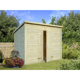 Palmako Leif Gerätehaus 273 x 170 cm Unbehandeltes Holz