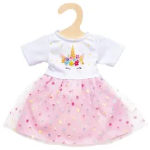 Heless Puppen-Kleid Einhorn Hannah Pink/Weiß (1060)