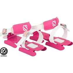 NIJDAM Gleitschuh Eisläufer für Kinder • verstellbare Größe 24-34 • Schlittschuhe Pink • Alter 3+ rosa