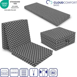 cloudcomfort Klappmatratze 70 x 195 cm H2 Polyester