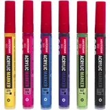 Amsterdam Acrylmarker Set 6 St. farbsortiert