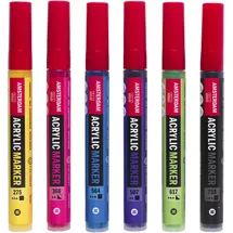 Amsterdam Acrylmarker Set 6 St. farbsortiert