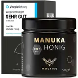 Manuka Honig 800 MGO - 500g im Glas (lichtundurchlässig, kein Plastik) - Original aus Neuseeland - maorika