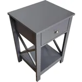 Hti-Living HTI-Living, Nachttisch, Nachtkommode Hayet 2er-Set (40 x 60 x 35 cm)