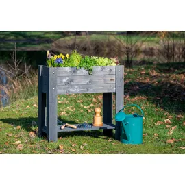 Dobar Urban Hochbeet 80,3 x 40 x 74,8 cm Anthrazit