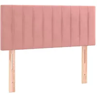 vidaXL Kopfteil Rosa 100x5x78/88 cm Samt