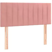 vidaXL Kopfteil Rosa 100x5x78/88 cm Samt