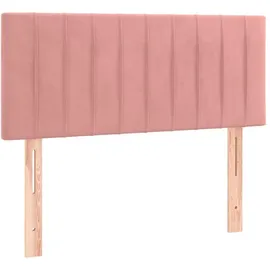 vidaXL Kopfteil Rosa 100x5x78/88 cm Samt