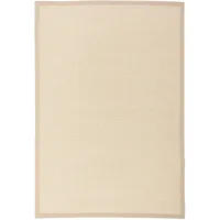 Pergamon Sisalteppich Natura Klassisch mit Bordüre Creme 150x150cm