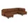 sit&more Wohnlandschaft SIT & MORE "Farö U-Form", braun (cognac), B:325cm H:90cm T:187cm, Sofas, Wohnlandschaft, inklusive Federkern, wahlweise mit Bettfunktion und Bettkasten