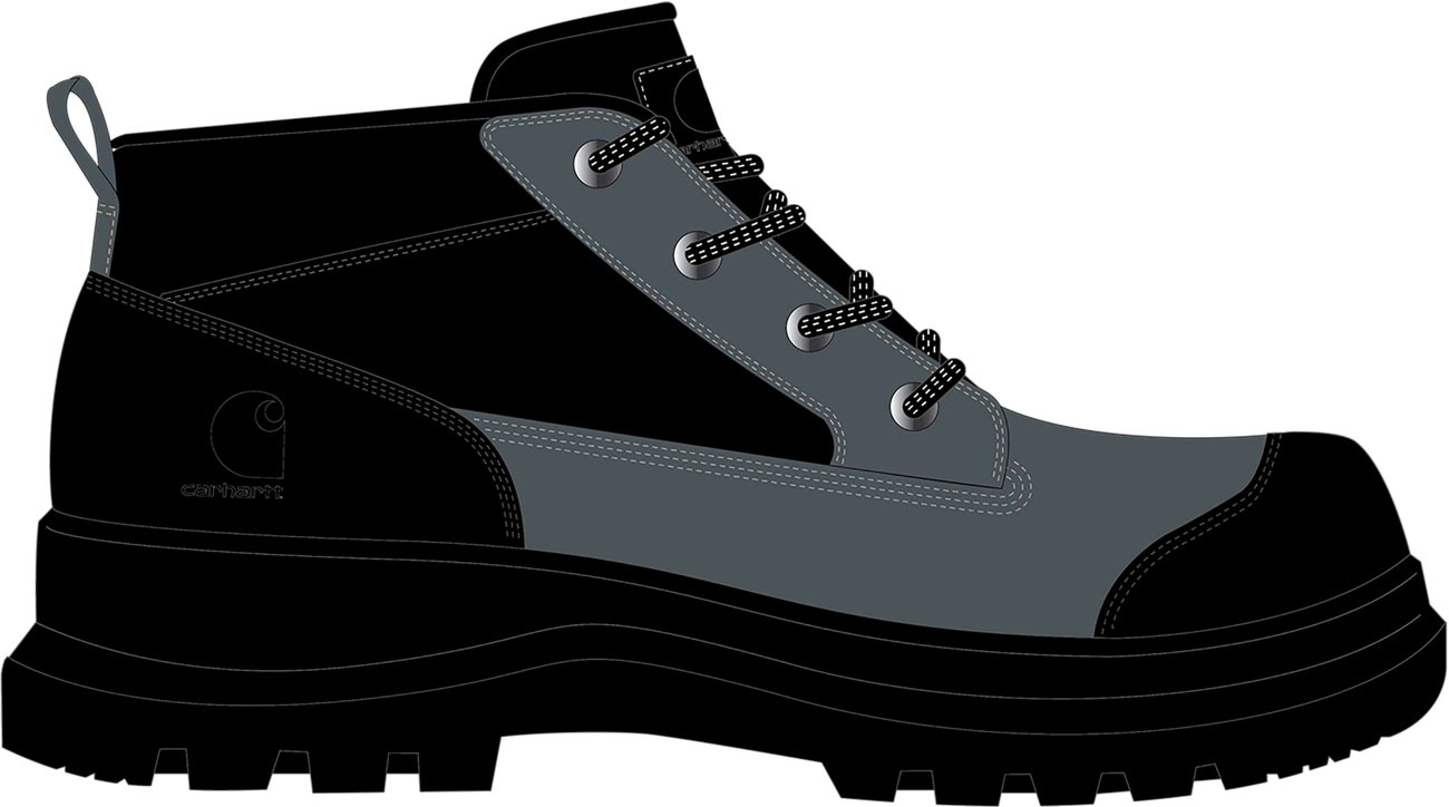 Carhartt Detroit Chukka, chaussures - Noir - 45