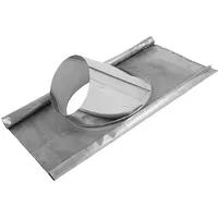 Opsinox Edelstahlschornstein Dachdurchführung 200 mm 30°- 45° Silber