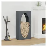 vidaXL Kaminholzregal Kaltgewalzter Stahl 50 x 23 x 100 cm Anthrazit