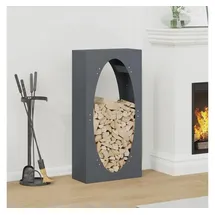 vidaXL Kaminholzregal Kaltgewalzter Stahl 50 x 23 x 100 cm Anthrazit
