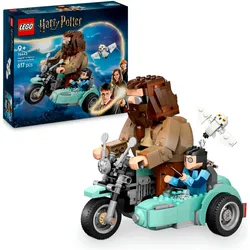 LEGO® Konstruktionsspielsteine »Hagrids und Harrys Motorradtour (76443), LEGO Harry PotterTM«, (617 St.), Made in Europe LEGO® bunt