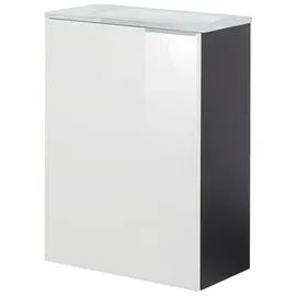 Fackelmann Waschbeckenunterschrank 44 x 60 x 24,3 cm Weiß