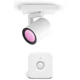 Philips Hue White & Color Ambiance Argenta Deckenleuchte weiß • 1er-Spot + Bewegungsmelder