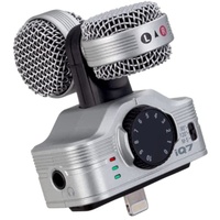 Zoom iQ7 Silber Mobiltelefon/Smartphone-Mikrofon