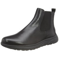 Geox U Portello Ankle Boot, Black, 39 EU