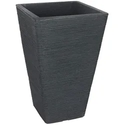 CAPRI Pflanztopf 35x35cm Anthrazit Anthrazit
