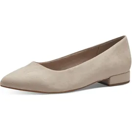 Jana Damen Ballerinas mit Blockabsatz Vegan, Beige 39 EU