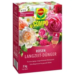 COMPO Rosen Langzeit-Dünger, 6 Monate Langzeitwirkung, 2 kg, 25 m2, 23859