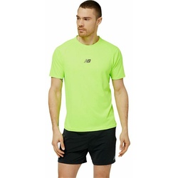 Kurzärmliges Sport T-Shirt New Balance Zitronengrün – L