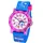 Scout Mädchenuhr Delfin Textilarmband Blau, Pink