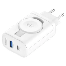 Hardy 3MK HARDY Charger PD 2in1 33W für Apple iPhone/Watch/iPad - Weiß