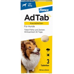 Adtab 900 mg Kautabletten für Hunde >22-45 kg 3 St