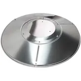 Außen-Terrassenheizer, Reflektorschild, Propangasheizung, Ersatzteil für obere Kuppelhalterung, 84 cm, rund, mit 3-Loch-Design