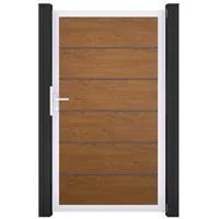 GroJa Tor 1-flg. Basicline Premium 100 cm x 180 cm Golden Oak Rahmen EV1