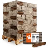 Heizfuxx - Holzbriketts Pinikay Laubholz Quadro | 96 X 10kg Gebinde 960kg Palette