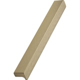 Furnipart Griffleiste Elan - Möbelgriff zum Anschrauben - Schrankgriff Breite 200mm, Aluminium Messing gebürstet