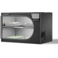 AC Infinity CLOUDLAB Propagation Zelt 60 × 60 × 90 cm – Advance Anzuchtzelt mit Verstärkungsstangen, Regalböden und 2000D Mylar, Keimung, Stecklingsvermehrung, Pilzzucht und frühe Zimmerpflanzenzucht
