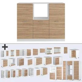 Vicco Küchenzeile R-Line 180 cm Weiß