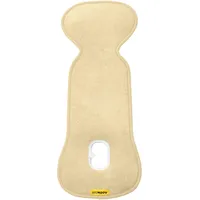 Aeromoov - Baby Sitzauflage Air Layer - Einlage Für Autositz oder Kinderwagen - Gruppe 0 - Antischwitz Sommerbezug - Bio-Baumwolle - Vanilla