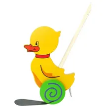 Hess Spielzeug Hess Holzspielzeug 14445 - Schiebeentchen Marie aus Holz, ca. 23 cm