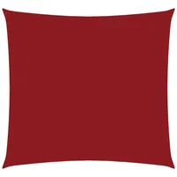 VidaXL Sonnensegel Oxford-Gewebe Quadratisch 5x5 m Rot