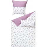 Dyckhoff Bettwäsche Wendebettwäsche, Frottier, Weichfrottier Karo lila
