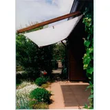 Floracord Pergola Bausatz inkl. Sonnensegel Weiß 420 cm