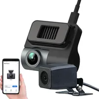 NavGear Kompakte 4K-Dashcam mit Full-HD-Heckkamera, G-Sensor, Parkwächter, App