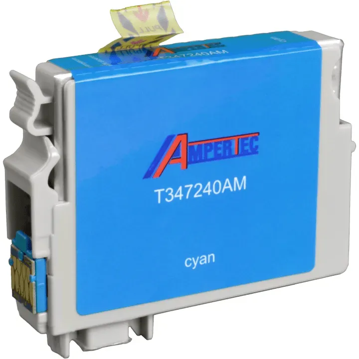 Ampertec Tinte ersetzt Epson C13T34724010 34XL  cyan