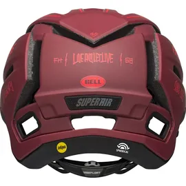 Bell Super Air R Spherical 58-62 cm matte red/black fasthouse
