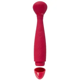 Sweet Smile Massagestab „Wand with thumping Function“, beidseitig verwendbar, rot