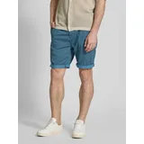 Lerros Bermudas mit Gürtel und Gesäßtaschen, Rauchblau, 38