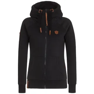 Naketano Damen Sweatjacke, Schwarz, S - S