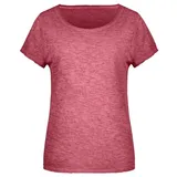 James & Nicholson Ladies' Slub-T T-Shirt im Vintage-Look rot, Gr. XL"